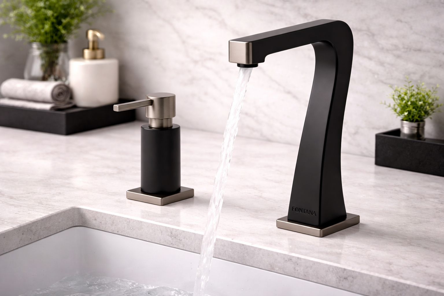 Contemporary sustainable building with greenery, glass facade, and climate-responsive design elements