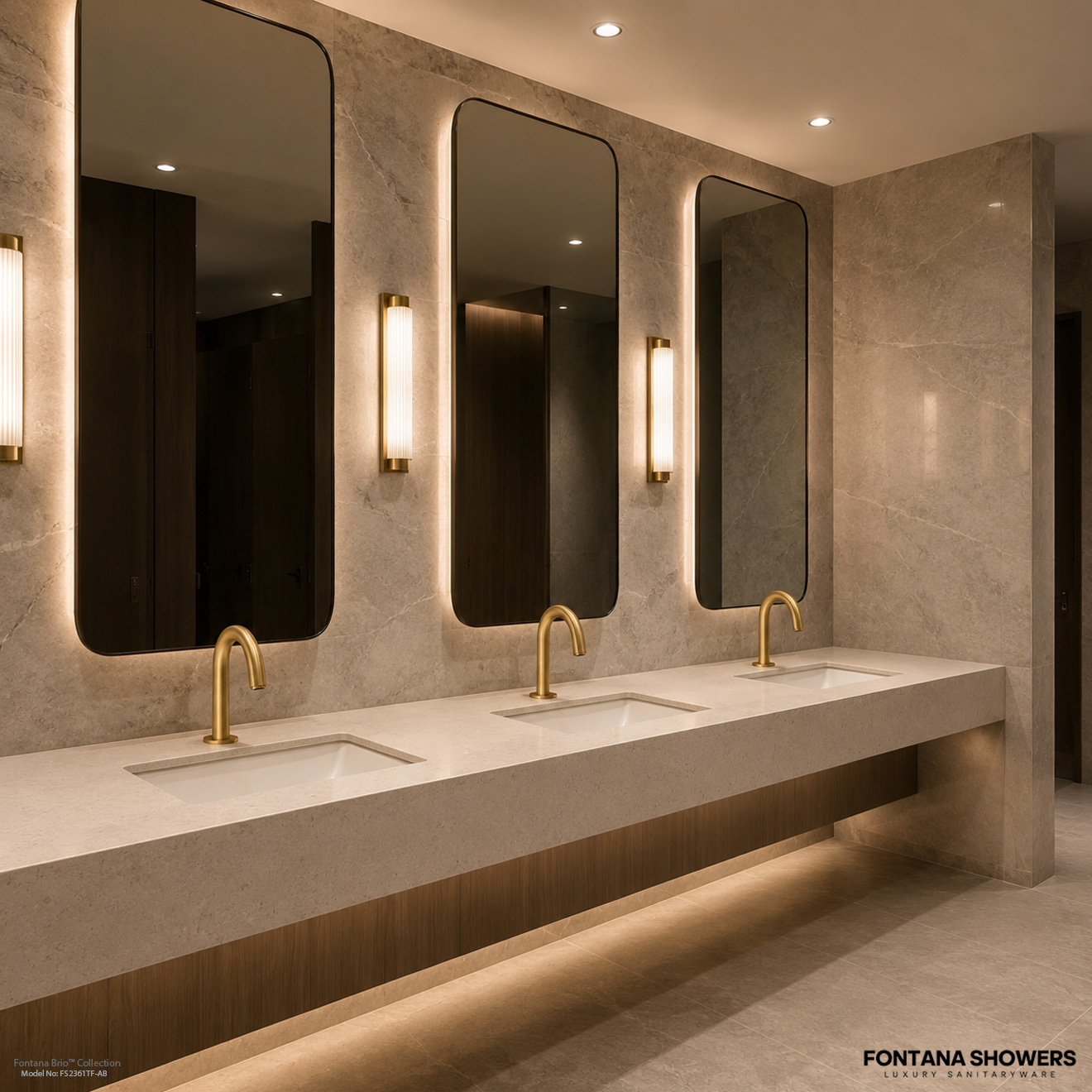 Touchless faucet sensor detail for commercial restroom specification