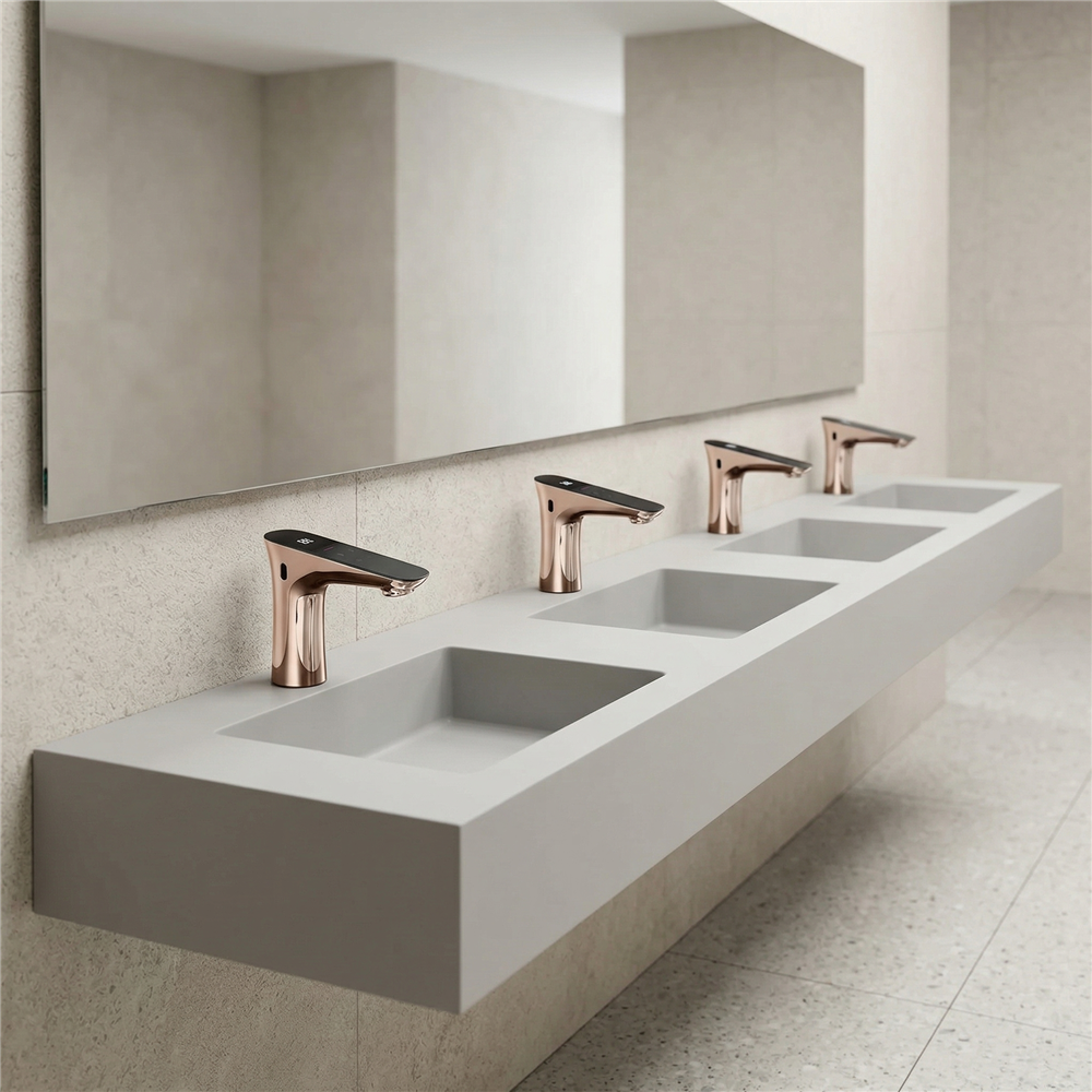 Commercial touchless faucet solenoid valve component